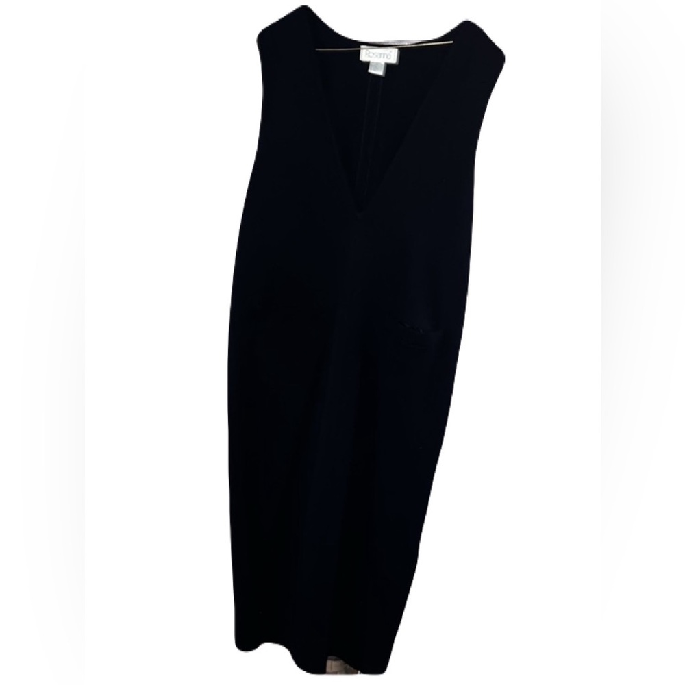 Vintage 90’s Long, V-Neck, Sleeveless Dress